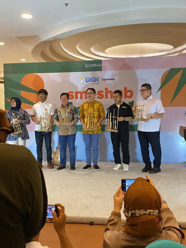Rian D'Masiv saat menghadiri pembukaan Ramadhan Fest: Smeshub Island di Kuningan City Jakarta Selatan, Selasa (4/4/2023). (Foto: Dok. Tim Smeshub Island)