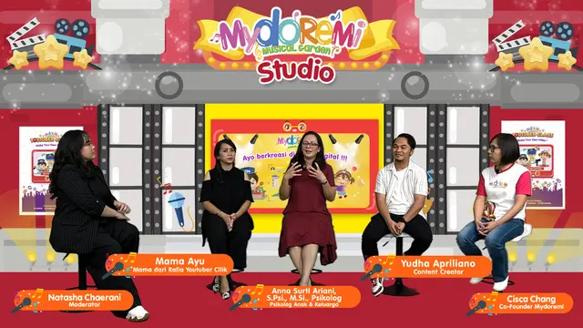 Ralia dalam webinar “Ayah Bunda Dukung Anak Berkreasi di Dunia Digital, Yuk” bersama Mydoremi, Sabtu (26/11/2022). (Foto: Dok. MyDoremi)