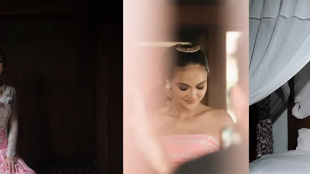 Gaya Cantik Luna Maya saat Prosesi Siraman/via Instagram Luna Maya