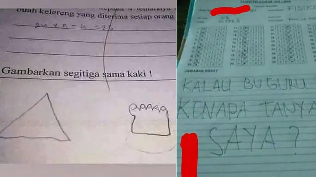Ini Jawaban Kocak Saat Ujian yang Bikin Kamu Gagal Paham