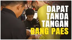 Berita Video, Maarten Paes berikan tanda tangan kepada fans setelah laga Timnas Indonesia Vs Jepang pada Jumat (15/11/2024)