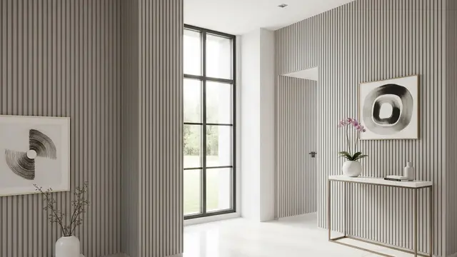 Panel Dinding PVC Beralur (Slatted Panels)