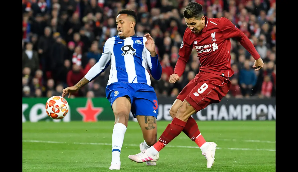 Firmino memperkuat The Reds sejak tahun 2015. Sepanjang memperkuat Liverpool, pemain Brasil itu tampil 277 kali dan mencetak 84 gol. (Foto: AFP/Lluis Gene)