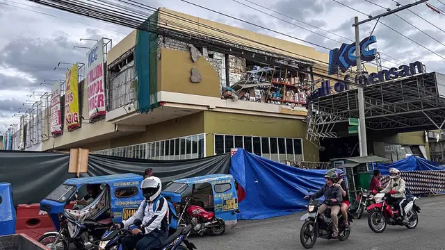 Gempa Berkekuatan Magnitudo 7,8 Guncang di Filipina, Sejumlah Bangunan Ambruk