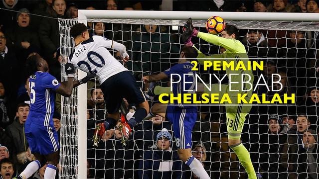 Video Chelsea akhirnya kalah karena 2 gol Dele Alli dan assist Christian Eriksen, Rabu (4/1/2017).