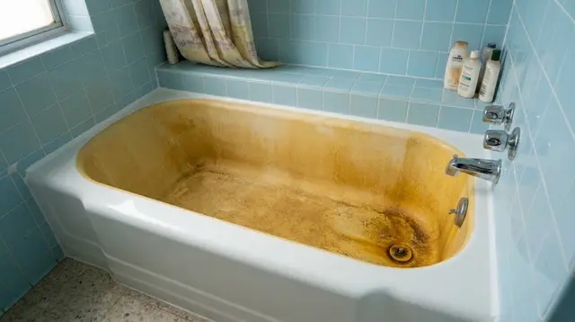 Cara Membersihkan Bak Mandi Fiber Plastik yang Menguning Tebal
