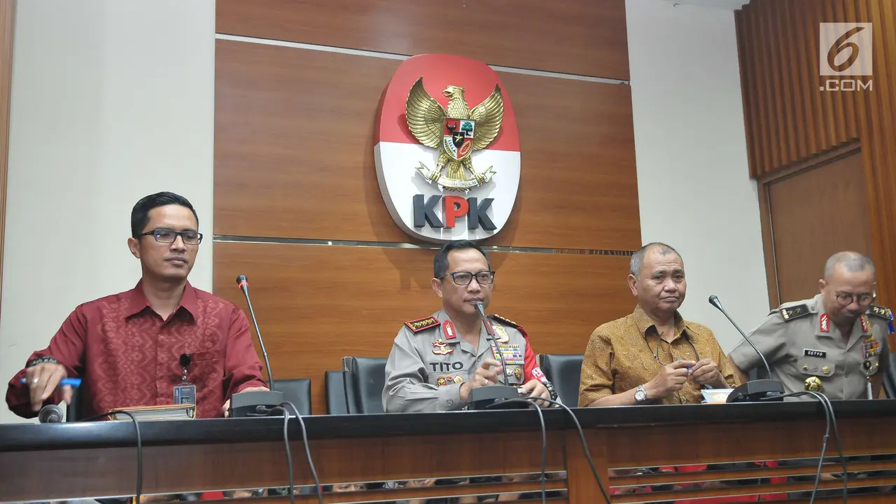 Kapolri Datangi KPK Bahas Teror Novel Baswedan