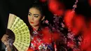 Meski dirinya mendapat panggilan Oshin, Lia mengaku tak pernah melihat film Oshin sinetron Jepang yang pernah berjaya di Indonesia, Jakarta, Selasa, (30/6/2015). (Liputan6.com/Faisal R Syam)