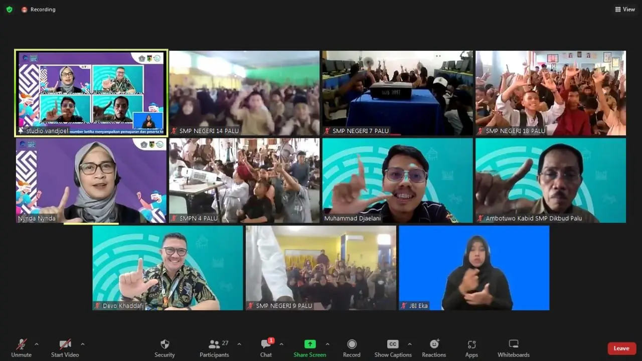 Kemenkominfo Ajak Pelajar di Palu Waspada Jejak Digital di Internet