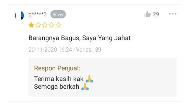 8 Potret Balasan Ulasan Admin Online Shop Ini Bikin Geleng Kepala