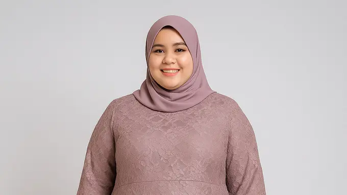 5 Tips Memilih Model Gamis Brokat untuk Orang Plus Size