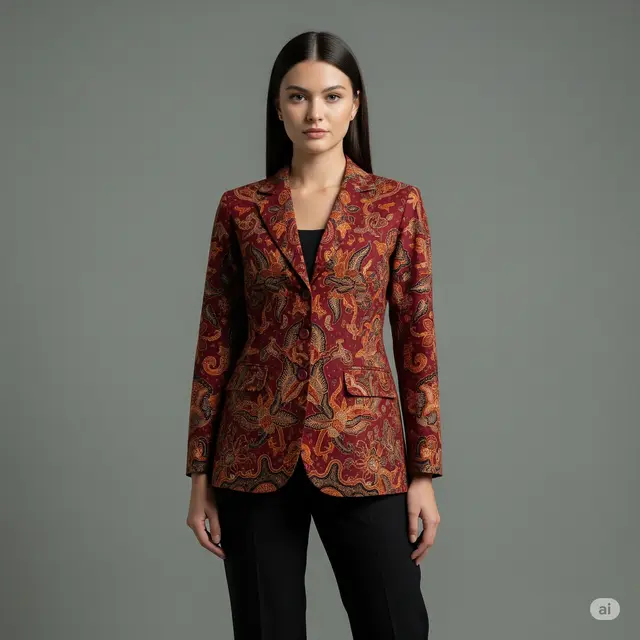 9 Model Baju Batik Wanita Kancing Depan Modern Terbaru yang Wajib Kamu Miliki