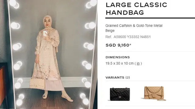 5 Koleksi Tas Citra Kirana Ditaksir di Atas Rp 35 Juta, Anggun dan Elegan