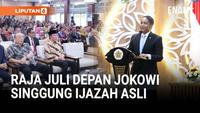 Celetukan Menhut Raja Juli Depan Jokowi di UGM: Insya Allah Ijazahnya Asli