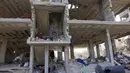 Tindakan ini untuk meningkatkan tekanan pada Hamas sementara para mediator mendesak pemberlakuan gencatan senjata. (BASHAR TALEB/AFP)