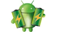 Baterai Android. Ilustrasi: The Droid Guy