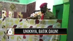 Di tangan Eko Sujarwono, seorang anggota Marinir di Surabaya, dapat melahirkan batik dengan ciri khas tersendiri. Ia menggunakan daun di pekarangan rumahnya sebagai bahan dasar pembuatan batik dan menghasilkan nilai jual yang tinggi, lho, seperti apa...