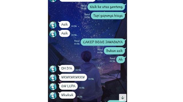 5 Percakapan Chat 'Gagal Pantun' Ini Sukses Bikin Senyum Nyengir
