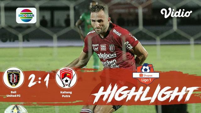 Laga lanjutan #shopeeliga1, #Bali United vs #Kalteng Putra pada hari Minggu malam (29/09/2019) berakhir  dengan skor 2-1.