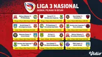 Link Live Streaming Liga 3 Nasional Babak 16 Besar di Vidio, 7-13 Maret 2022. (Sumber : dok. vidio.com)