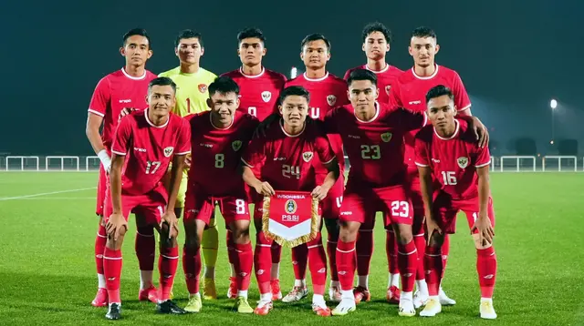 Pelatih Timnas Indonesia U-23, Shin Tae-yong menurunkan beberapa pemain andalannya di skuad senior seperti Rizky Ridho, Witan Sulaeman, Rafael Struick, Ivar Jenner, dan Ramadhan Sananta. (Dok. PSSI)