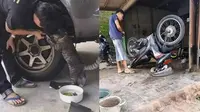 7 Potret Nyeleneh yang Ditemukan di Bengkel Ini Absurd Banget