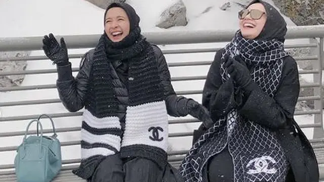 Laudya  Cynthia Bella dan Zaskia Sungkar