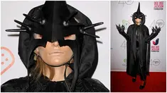 Foto kolase saat Paris Jackson menghadiri Pesta Halloween "Thriller Night" yang diselenggarakan oleh Prince Michael Jackson di Jackson Family Home, Encino, California, Amerika Serikat, 28 Oktober 2022. (Kevin Winter/Getty Images/AFP)