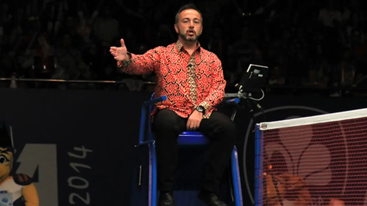 Wasit di BCA Indonesia Open Super Series Premier 2014