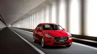Mazda2 sedan terbaru ini akan mengisi model tahun 2016.