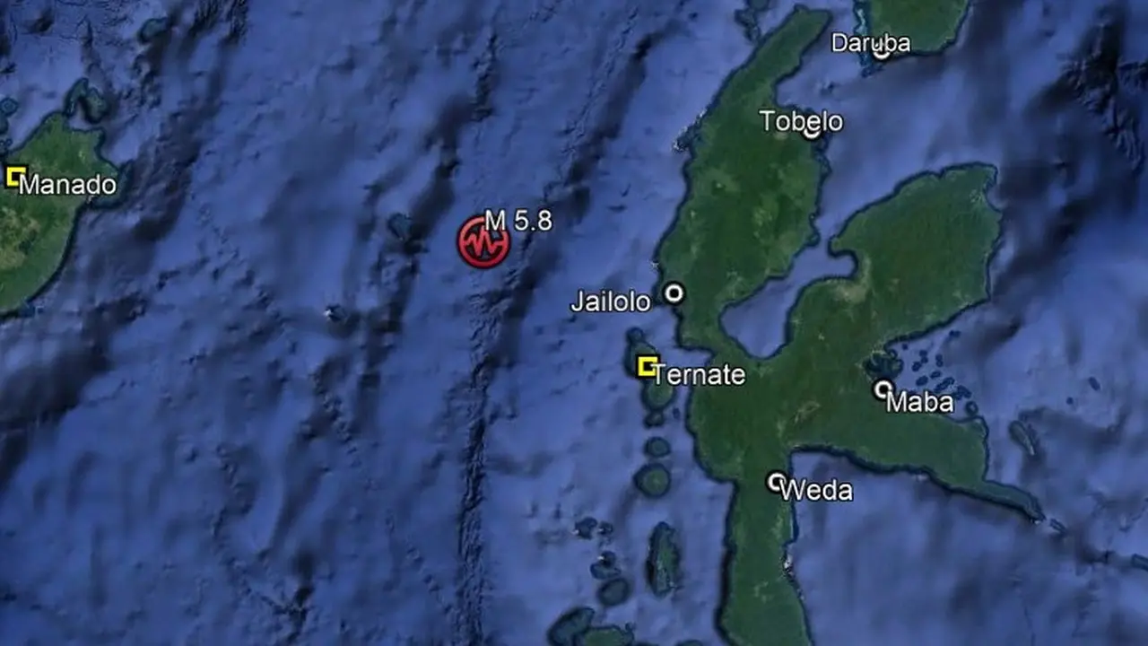 Dampak Gempa Magnitudo 5,8 di Ternate Maluku Utara