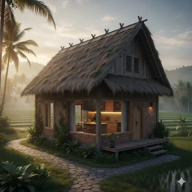 7 Hunian Sederhana Bergaya Rustic, Inspirasi dari Pedesaan Indonesia