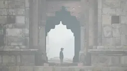 Otoritas Ibu kota India, New Delhi, mengalihkan sekolah-sekolah ke kelas daring pada tanggal 18 November hingga pemberitahuan lebih lanjut. (Money SHARMA/AFP)