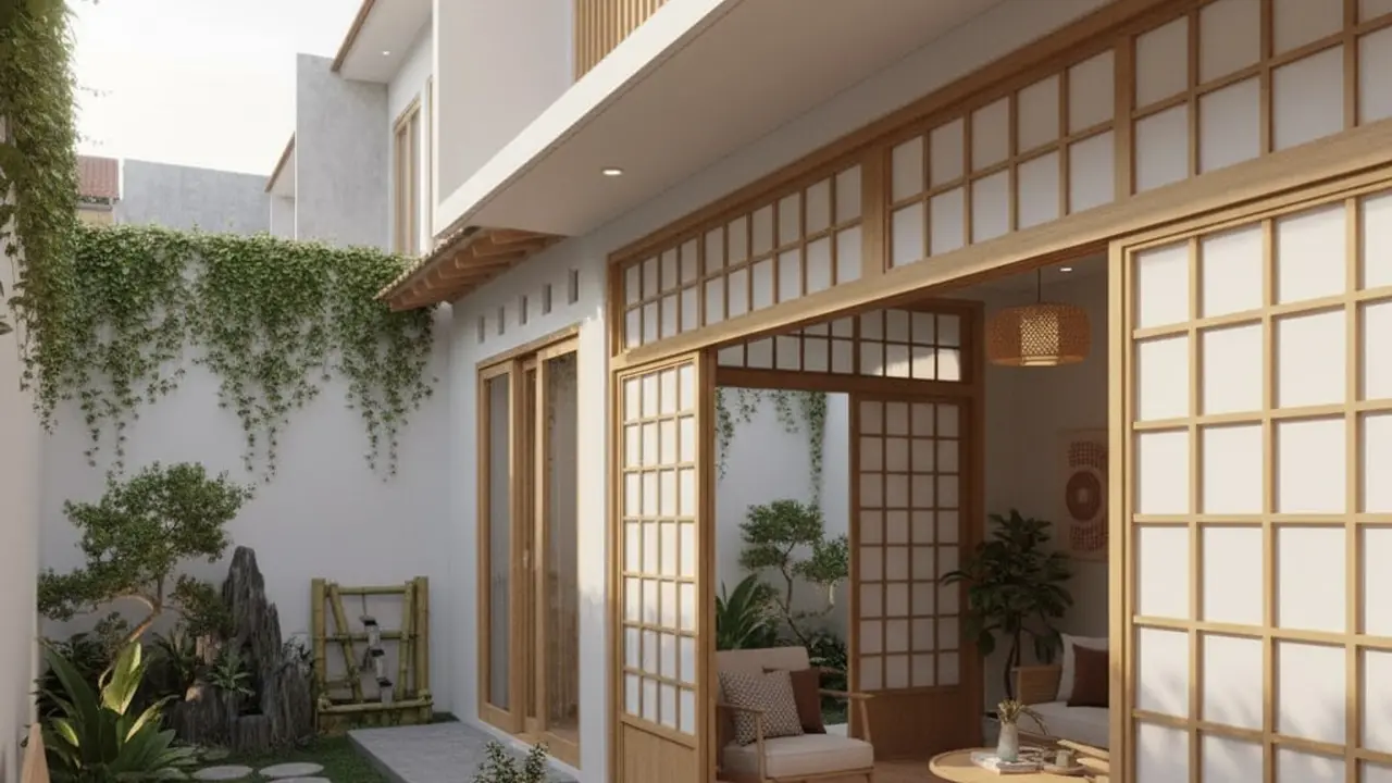 Integrasi Perabot Kayu di Taman