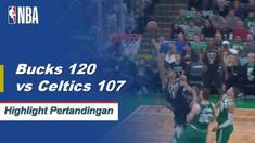 Giannis Antetokounmpo membukukan 30 poin dan meraih delapan rebound dalam kemenangan tandang Milwaukee atas Boston.