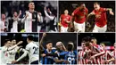 Berikut ini daftar klub raksasa Eropa yang ternyata terlilit utang besar. Diantaranya, Manchester United, Atletico Madrid hingga Juventus. (Kolase Foto-foto AP/AFP)