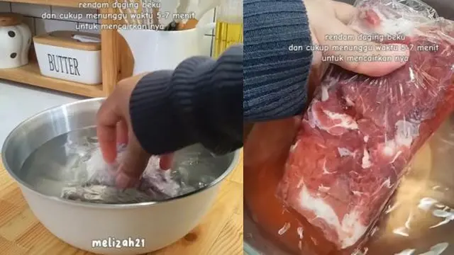 Tetap Higienis, Begini Trik Cepat dan Praktis Cairkan Daging Beku dalam 5 Menit