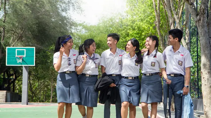 Ilustrasi anak sekolah