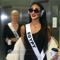 Miss Unverse Mesir 2024 Logina Salah. (dok. Instagram @loginasalah/https://www.instagram.com/p/DCIyAwWvNOx/?img_index=1/Dinny Mutiah)