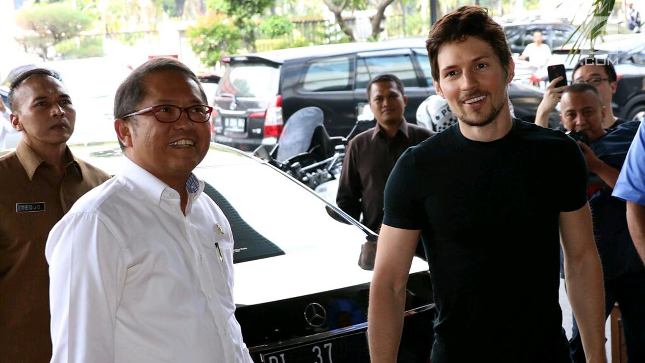Datang ke Jakarta, Bos Telegram Lobi Menkominfo