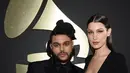 Namun sayangnya, di bulan November 2016 Bella Hadid dan The Weeknd mengakhiri hubungannya. Tidak lama setelah itu, The Weeknd pun berpacaran dengan Selena Gomez. (AFP/Larry Busacca)