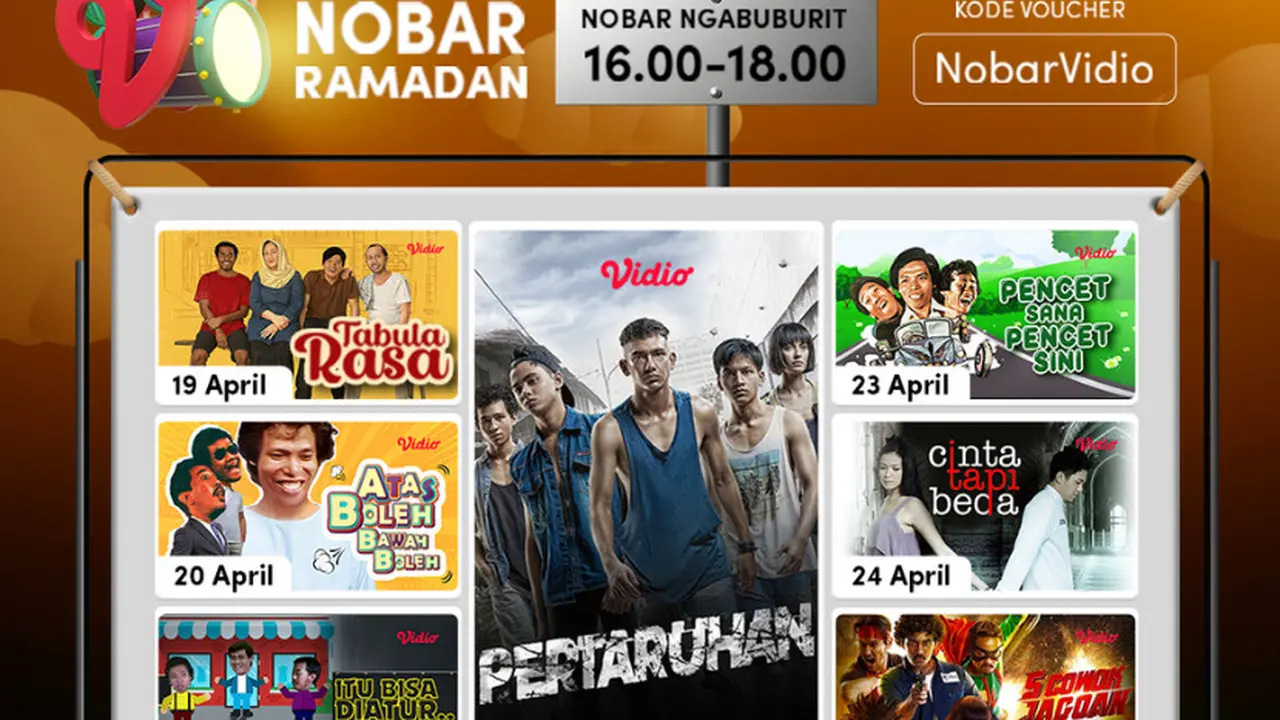 Jadwal Nobar Ramadan di Vidio