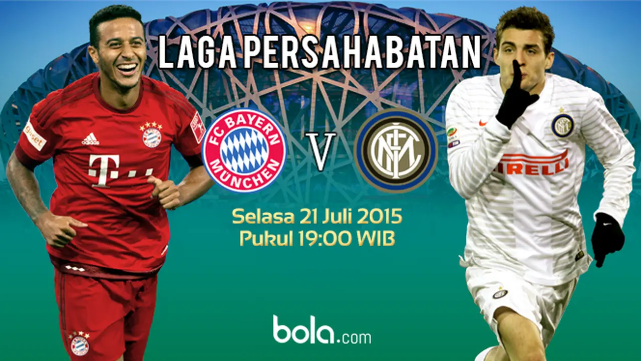 Laga Persahabatan: Bayern Munchen vs Internazionale