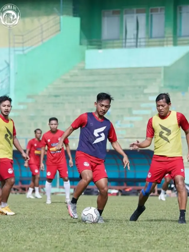 7 Momen Latihan Arema FC Jelang Laga Uji Coba Lawan PSIS Semarang