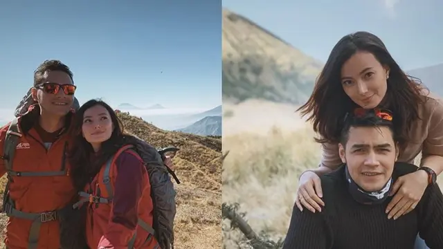 Kini keduanya terlihat semakin romantis, bahkan mendaki gunung bersama.