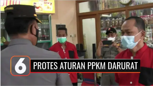 VIDEO: Pemilik Rumah Makan di Kulonprogo Protes Aturan PPKM Darurat Yang Melarang Pembeli Makan di Tempat