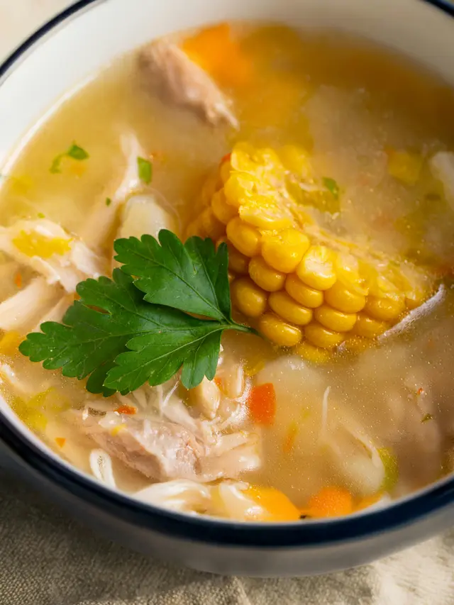 Sup Ayam dengan Sayuran