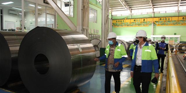 Indonesia Jajaki Produksi Baja Rendah Emisi