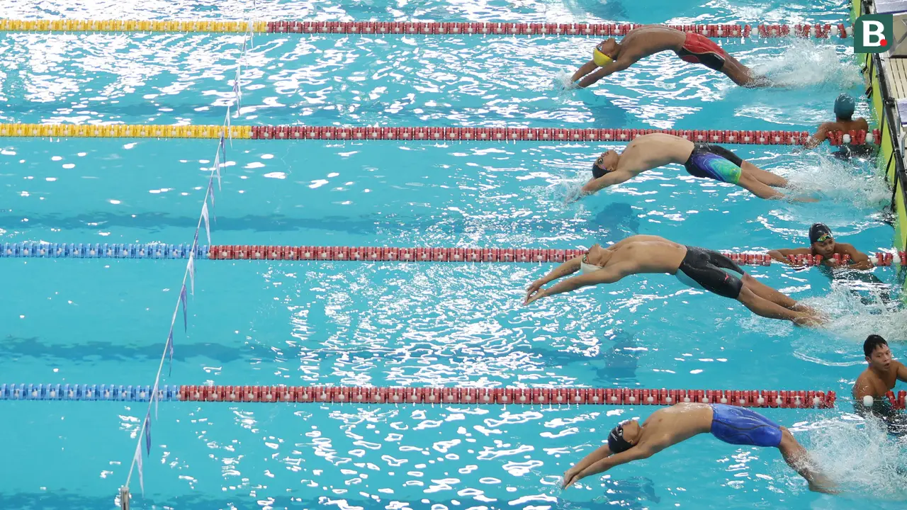 Foto: Aksi Perenang Muda di Hari Pertama Indonesia Open Aquatic Championships (IOAC) 2025