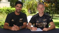 Oleksandr Zinchenko resmi bergabung ke Arsenal pada Sabtu (23/7/2022) dini hari WIB. (dok. Arsenal)